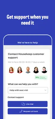 Housekeep Professionals android App screenshot 2